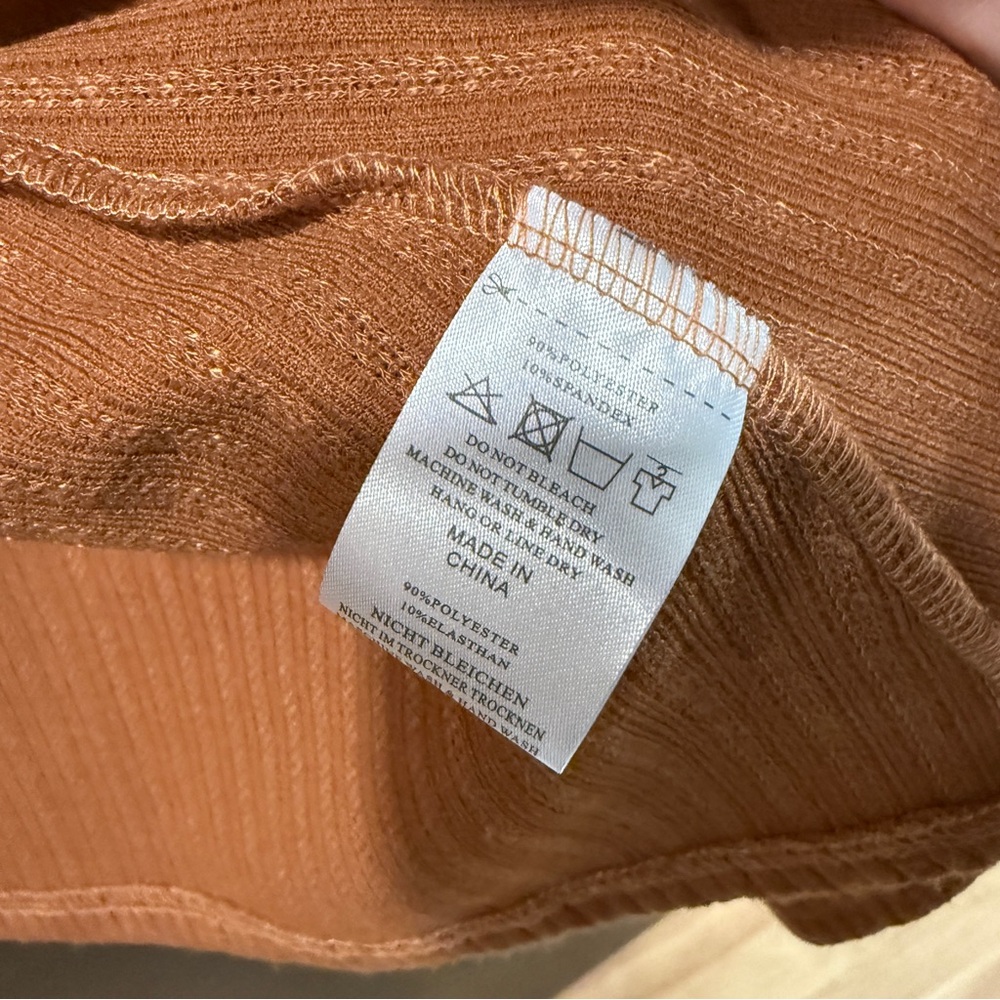 Larace Tan Ribbed Cardigan - Picture 4 of 4